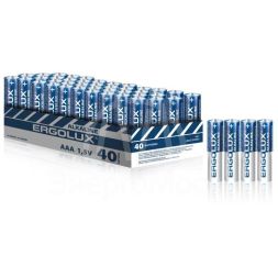 Элемент питания алкалиновый AAA/LR03 1.5В Alkaline BOX40 ПРОМО (уп.40шт) Ergolux 14672