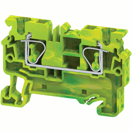 Клемма заземляющая пружинная OptiClip CXG-4-PE-(0.2-4) КЭАЗ 289760