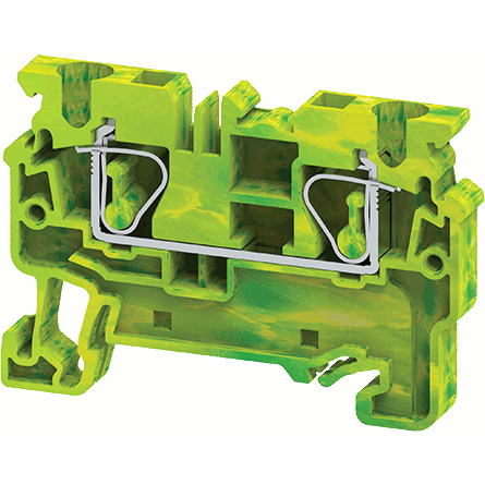 Клемма заземляющая пружинная OptiClip CXG-4-PE-(0.2-4) КЭАЗ 289760