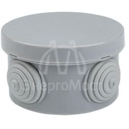 Коробка распаячная КМР-040-038 наружная с крышкой 65х40 4 мембранных ввода IP54 розн. стикер PROxima EKF plc-kmr-040-038-r