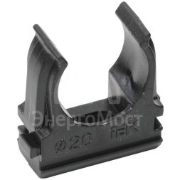 Держатель с защелкой CF20 черн. IEK CTA10D-CF20-K02-100