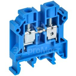 Колодка клеммная CTS ARMAFIX 6кв.мм син. IEK YCT10-00-K07-006