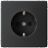 Розетка ArtGallery 16А с заземл. защ. шторки механизм карбон SE GAL001045