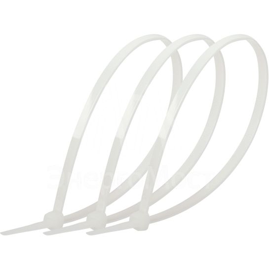 Хомут кабельный 4.8х400 NO-225-161 бел. (уп.100шт) Эра Б0065987