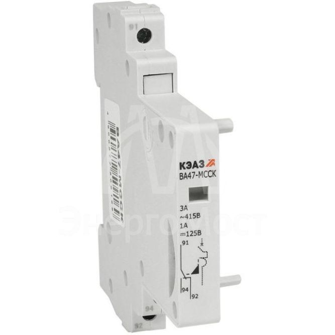 Модуль свободных и сигнальных контактов ВА47-МССК КЭАЗ 318453