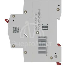 Выключатель автоматический модульный 1п B 6А 6кА MD63N YON MD63N-1PB6