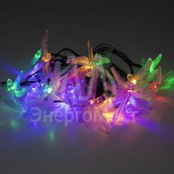 Гирлянда садовая ERASF22-16 Стрекоза на солнечной батарее 5.8м ЭРА Б0053365