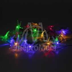 Гирлянда садовая ERASF22-16 Стрекоза на солнечной батарее 5.8м ЭРА Б0053365