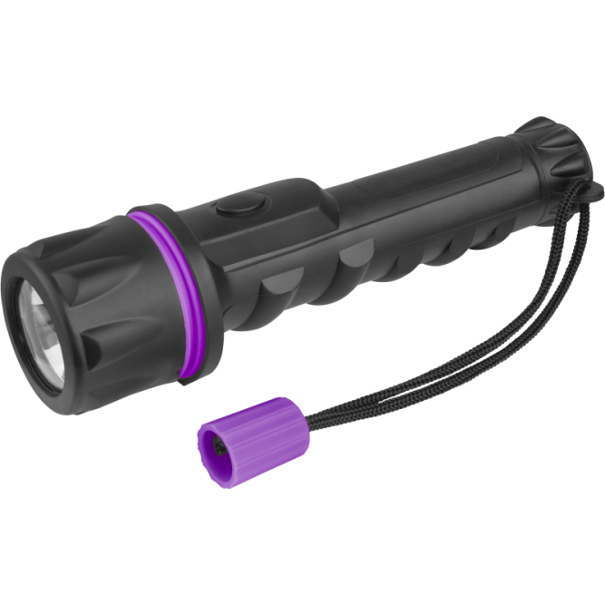 Фонарь светодиодный ручной 90 862 OPT-R01-2AA пласт.+рез.1LEDх0.5 Вт 1реж. 40лм IP54 ОНЛАЙТ 90862