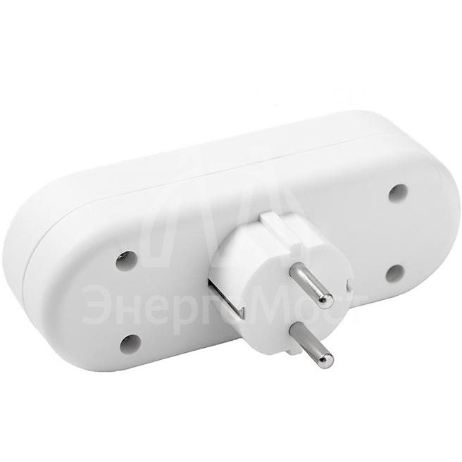 Разветвитель 3-м плоский с заземл. 16А 3500Вт 250В бел. DОМТОК 2656