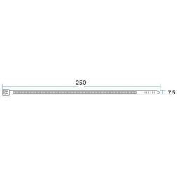 Хомут кабельный 3.6х250 тройной замок нейл. бел. (уп.100шт) Rexant 67-0250