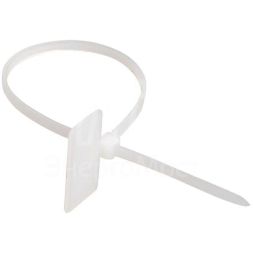 Хомут кабельный ХП1 3х200 бел. с таб. 25х15 (уп.100шт) IEK UHH61-3-200-100