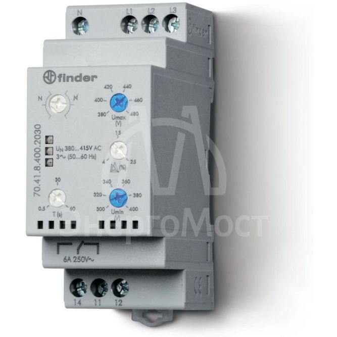 Реле контроля фаз FINDER 704184002030