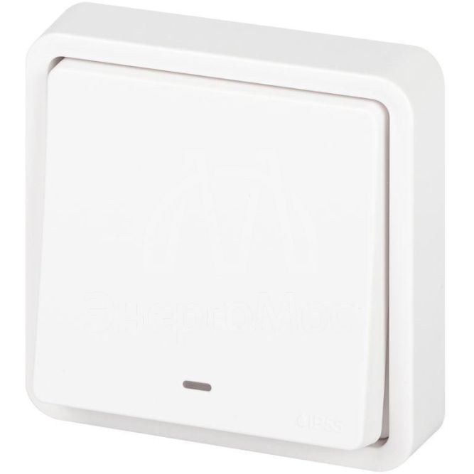 Выключатель Эксперт 11-1522-01 с подсветкой IP55 10АХ-250В СУ бел. Эра Б0063279