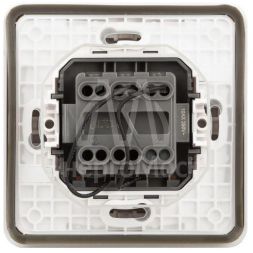 Выключатель Эксперт 11-1522-01 с подсветкой IP55 10АХ-250В СУ бел. Эра Б0063279