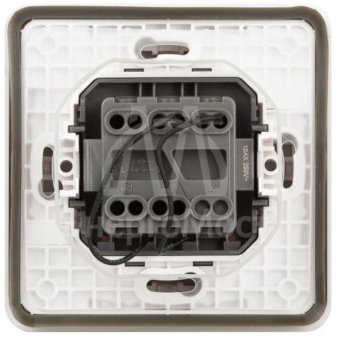 Выключатель Эксперт 11-1522-01 с подсветкой IP55 10АХ-250В СУ бел. Эра Б0063279