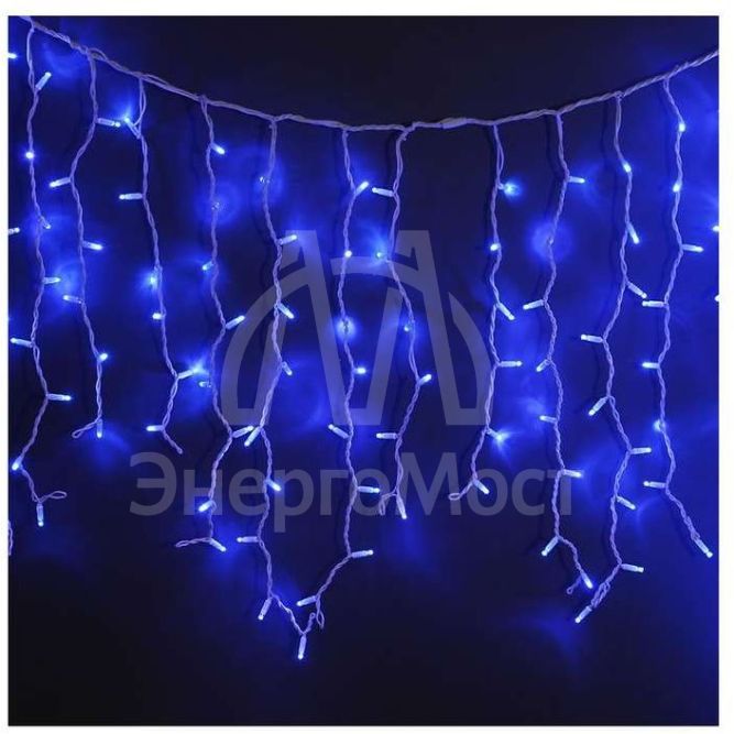 Гирлянда &amp;quot;Бахрома&amp;quot; OIC100LSE-B-T-I4-F 100LED B уличная IP44 мигающая син. SHLights 4690601034991