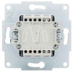 Механизм выключателя1кл. СП с индик. VESNA черн. бархат LEZARD 742-4288-111