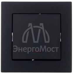 Механизм выключателя1кл. СП с индик. VESNA черн. бархат LEZARD 742-4288-111