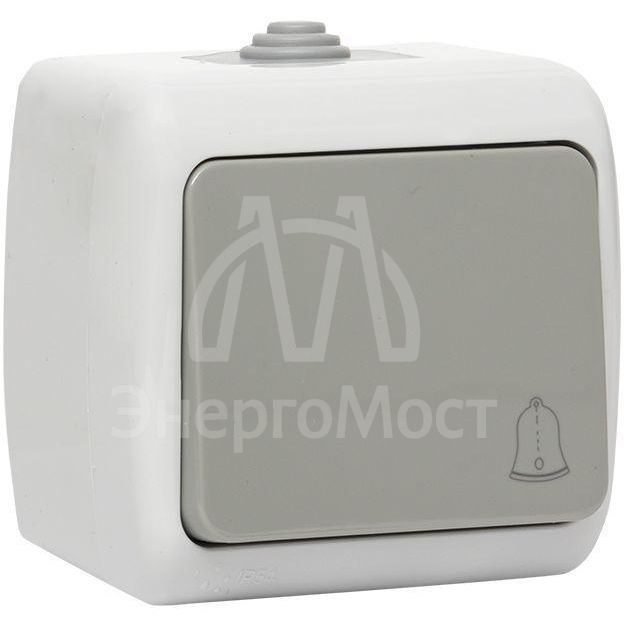 Кнопка звонка 1-кл. ОП Мурманск 10А IP54 сер. EKF EFZ10-026-30-54