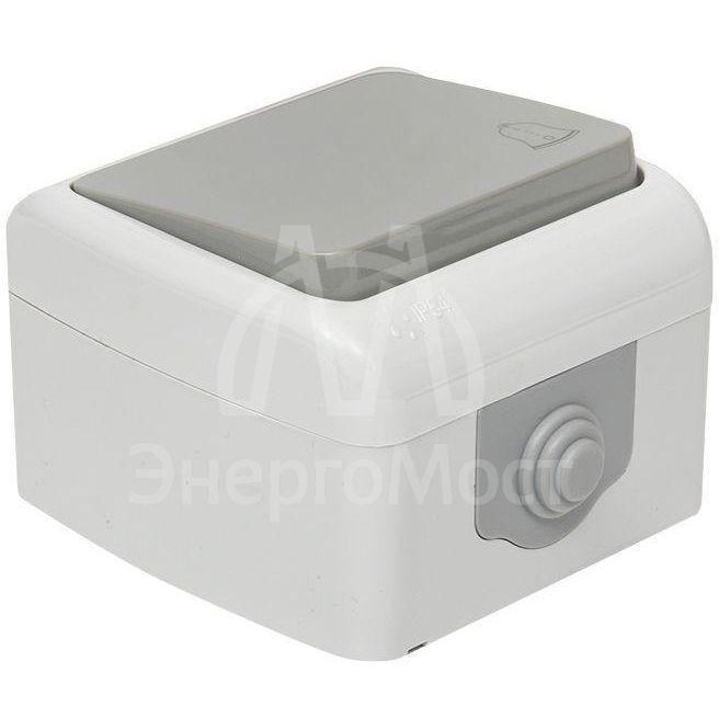 Кнопка звонка 1-кл. ОП Мурманск 10А IP54 сер. EKF EFZ10-026-30-54