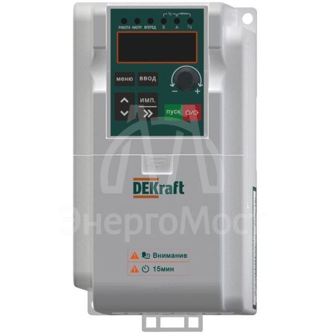 Преобразователь частоты DEKV060 0.75кВт 220В 1ф с торм. модулем SchE DEKV060G0R75S2B