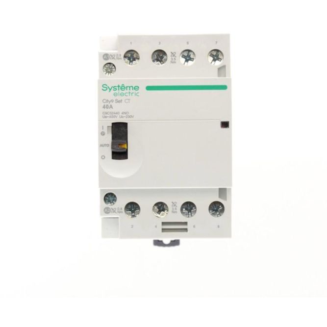 Контактор 4п City9 Set 4НО 40А AC 400В-230В SE C9C32440