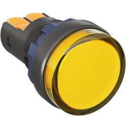 Индикатор сигнальный со встроенным диодом 220В желт. DKC M22L-F220YPP