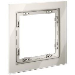 Рамка 1-м S70 стеклян. кашемир Voltum VLS110103