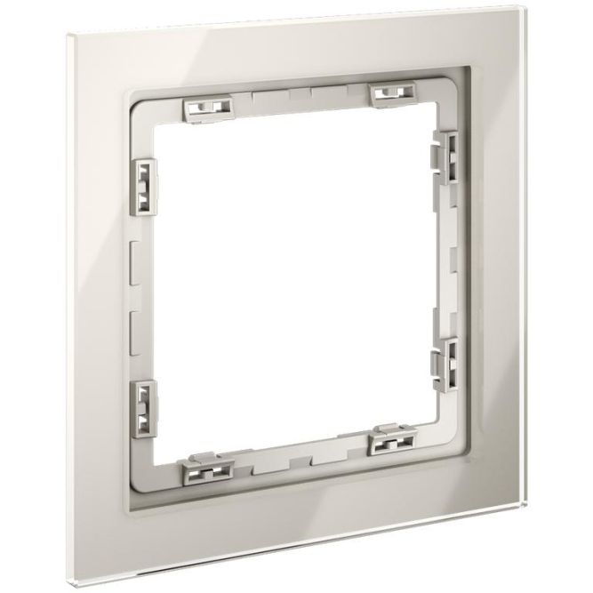 Рамка 1-м S70 стеклян. кашемир Voltum VLS110103