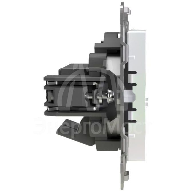 Розетка компьютерная 2-м СП Pixel RJ45 кат.5E механизм перламутр. TOKOV ELECTRIC TKE-PX-RC2-C04