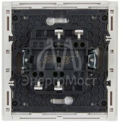 Выключатель перекрестный 1-кл. СП FORTE&amp;amp;PIANO 10А FP212 бел. IEK FP-V13-0-10-1-K01