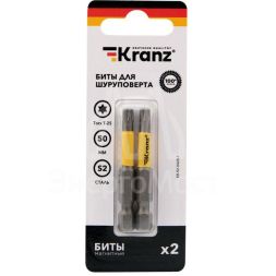 Бита для шуруповерта Torx T25х50мм (уп.2шт) Kranz KR-92-0428-1