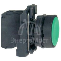 Кнопка без фикс. 1НO без подсветки зел. SchE XB5AA31