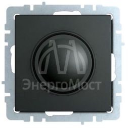 Светорегулятор СП BRITE пов-наж. 600Вт СС10-1-0-БрЧ черн. IEK BR-D20-0600-K02