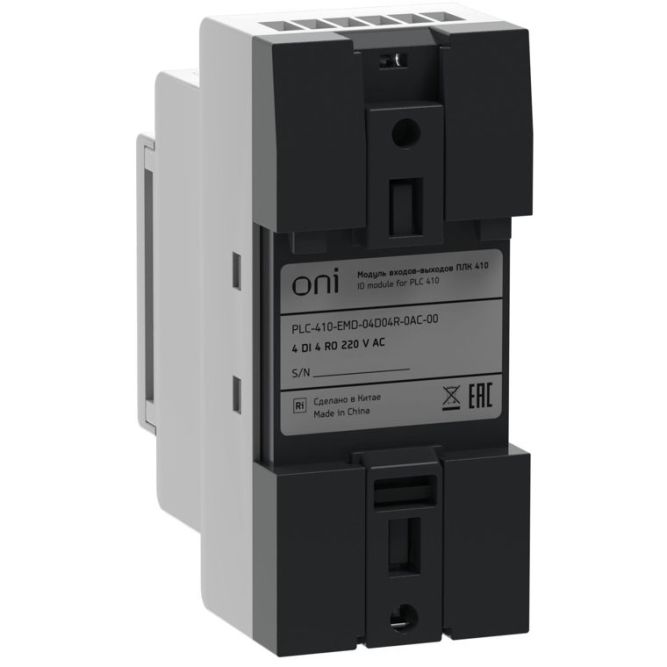 Модуль входов выходов ПЛК 410 4 DI 4 RO 220В AC ONI PLC-410-EMD-04D04R-0AC-00