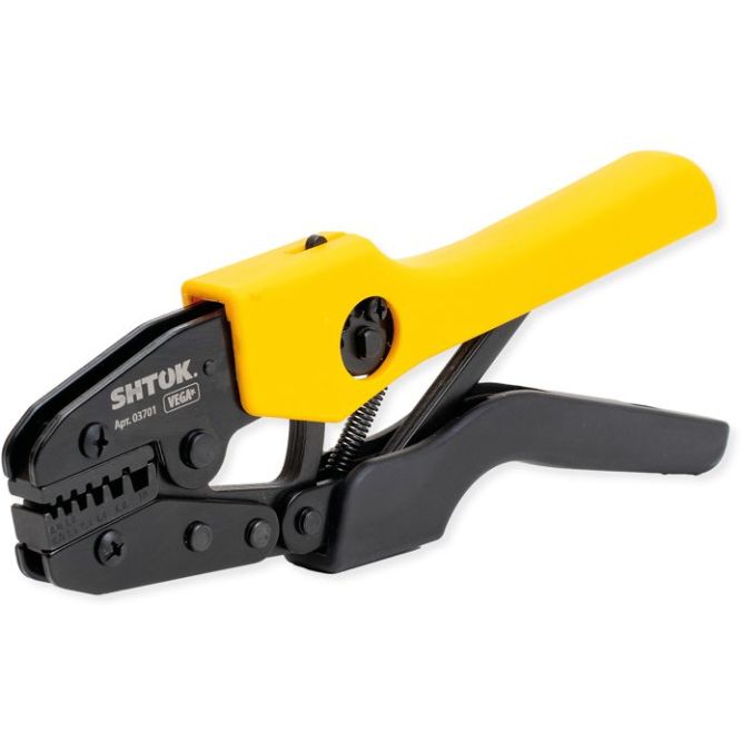 Пресс-клещи ПК-23+ матрица профиль трапеция 0.25-10.0кв.мм (03701) SHTOK 376208
