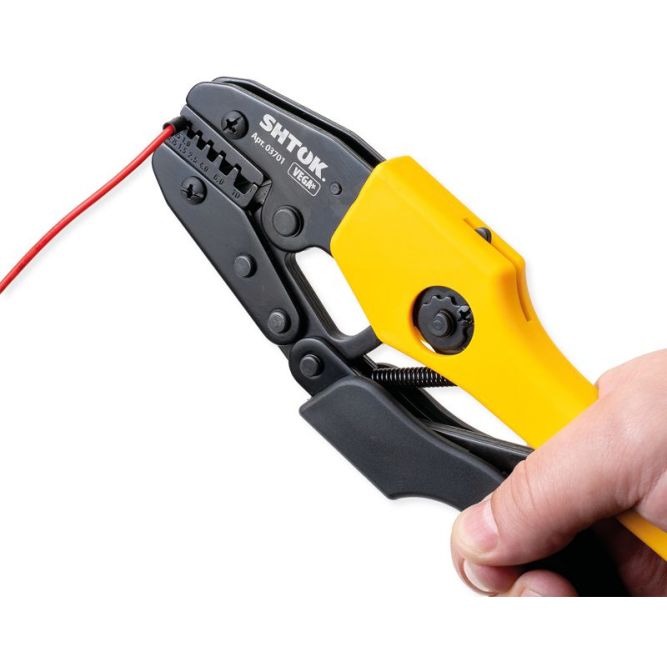 Пресс-клещи ПК-23+ матрица профиль трапеция 0.25-10.0кв.мм (03701) SHTOK 376208