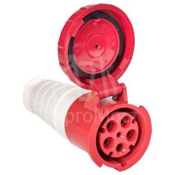 Розетка кабельная 63А 380В 3P+РЕ+N IP67 (235) EKF ps-235-63-380