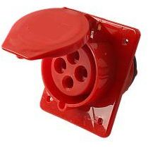 Розетка стационарная СП PPC 414 16А 4п 3Р+РЕ 380В IP44 Pro JazzWay 5072954