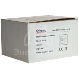 Термостат мех. MT-26 датчик пола +5/+40град.C 230В 16А 3.5кВт бел. Extherm MT-26