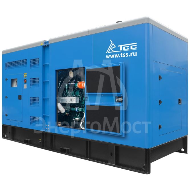 Дизельный генератор ТСС АД-500С-Т400-1РКМ17 (DP180LB) в шумозащитном кожухе