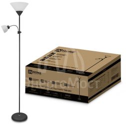 Светильник ТНО 02Ч 60Вт E27/E14 230В торшер напольный под лампу на основании черн. IN HOME 4690612048512
