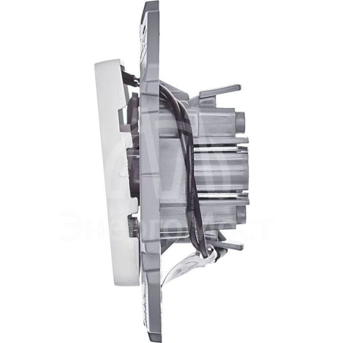 Переключатель 1-кл Inspiria 250В 10AX с подсветкой / индикацией бел. Leg 673660