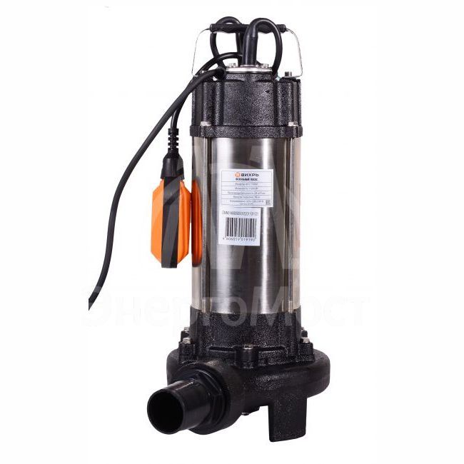 Фекальный насос Вихрь ФН-1500Л с измельчителем