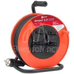 Удлинитель на катушке 4х30м с заземл. 16А IP44 Гефест 2.0 КГ 3х1.5 3.5кВт PROxima EKF UKA02-16-315R-4-30-IP44