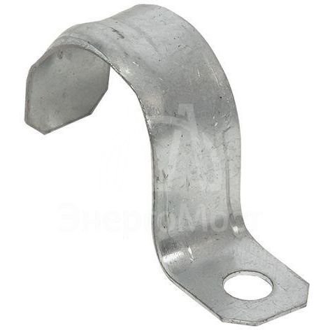 Скоба крепежная однолапковая d25-26мм метал. (уп.10шт) PROxima EKF sm-1-25-26-r