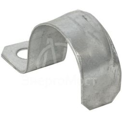 Скоба крепежная однолапковая d25-26мм метал. (уп.10шт) PROxima EKF sm-1-25-26-r