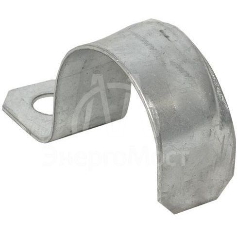 Скоба крепежная однолапковая d25-26мм метал. (уп.10шт) PROxima EKF sm-1-25-26-r