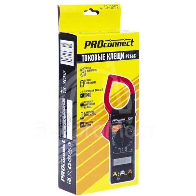 Клещи токовые P266C PROCONNECT 13-3052